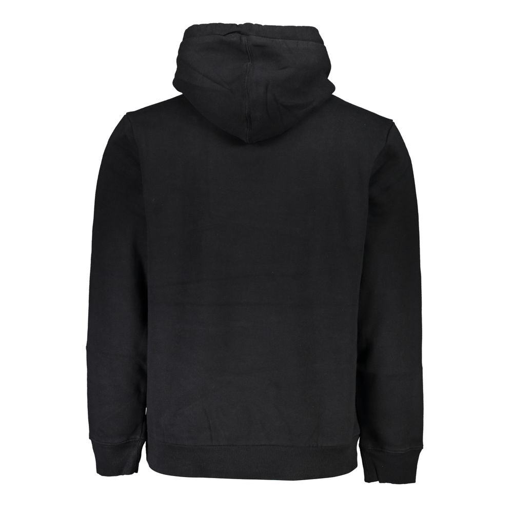 Black Cotton Men Sweater - ventzia