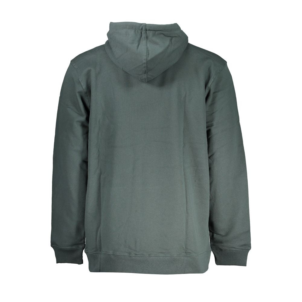 Cozy Green Hooded Fleece Sweatshirt - ventzia