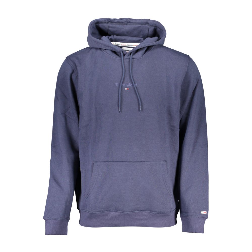 Blue Cotton Men Sweater - ventzia