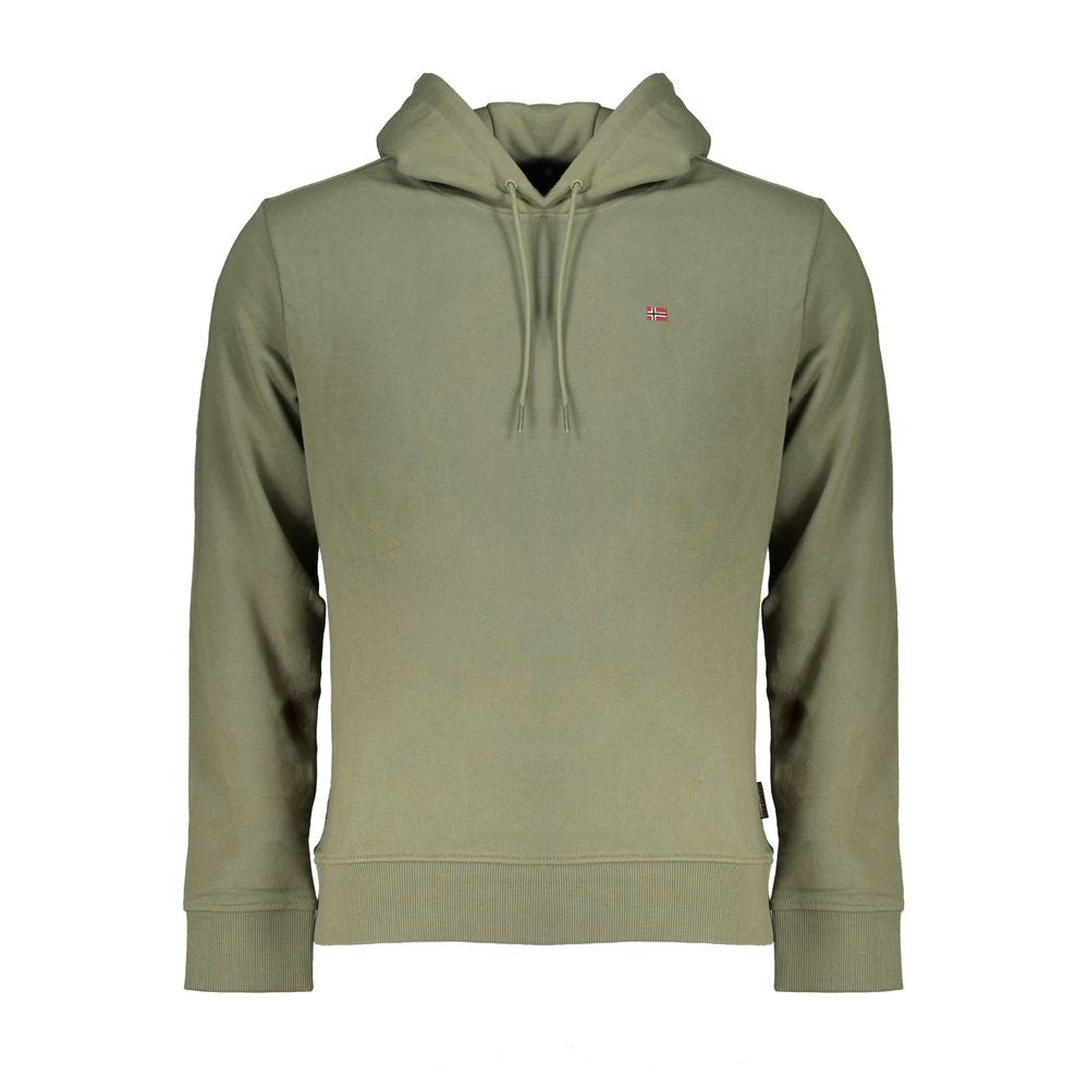 Green Cotton Men Sweater