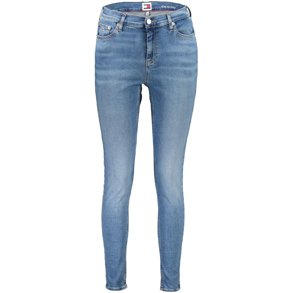 Blu Cotton Women Skinny Jean - ventzia