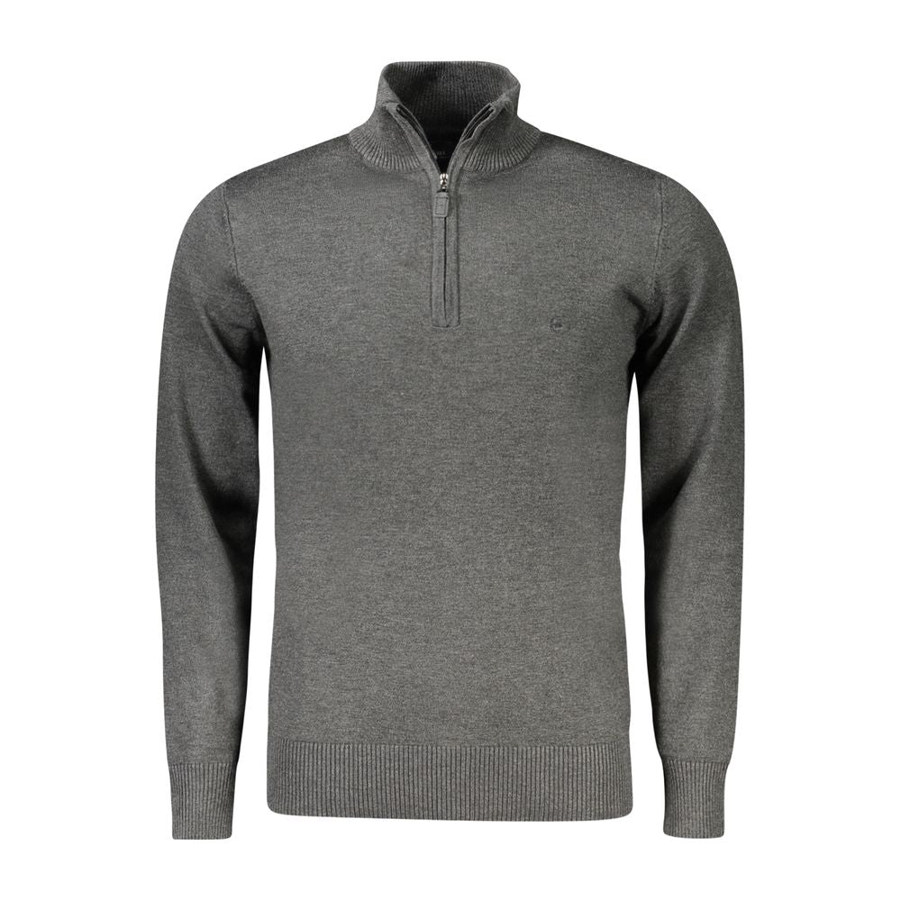Gray Viscose Men Sweater - ventzia