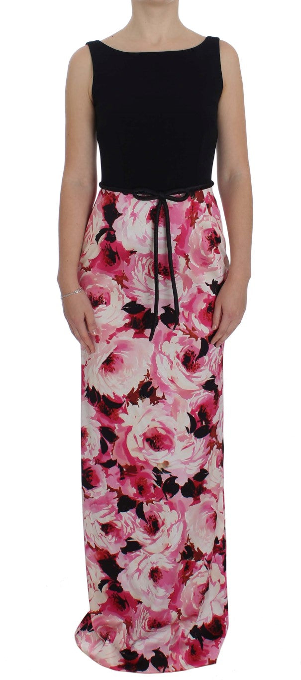 Floral Elegance Sheath Long Dress - ventzia