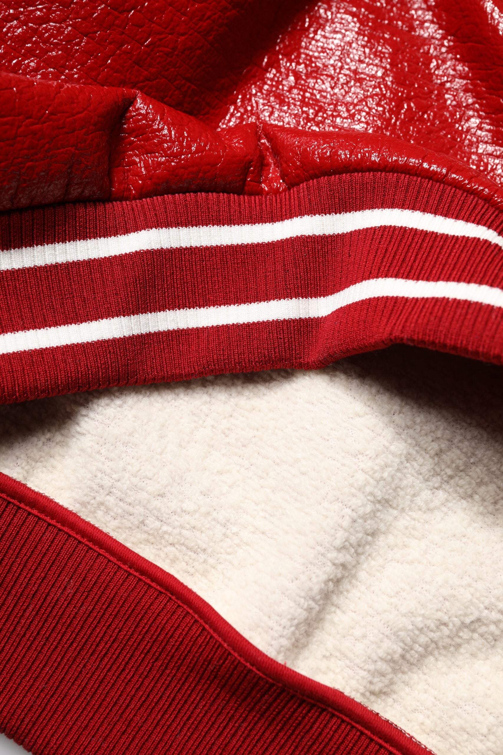 Red Wool DGLogo Embroidery Pullover Sweater - ventzia