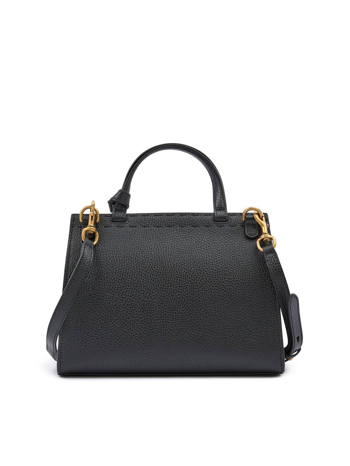 Black Leather GG Marmont Handbag - ventzia