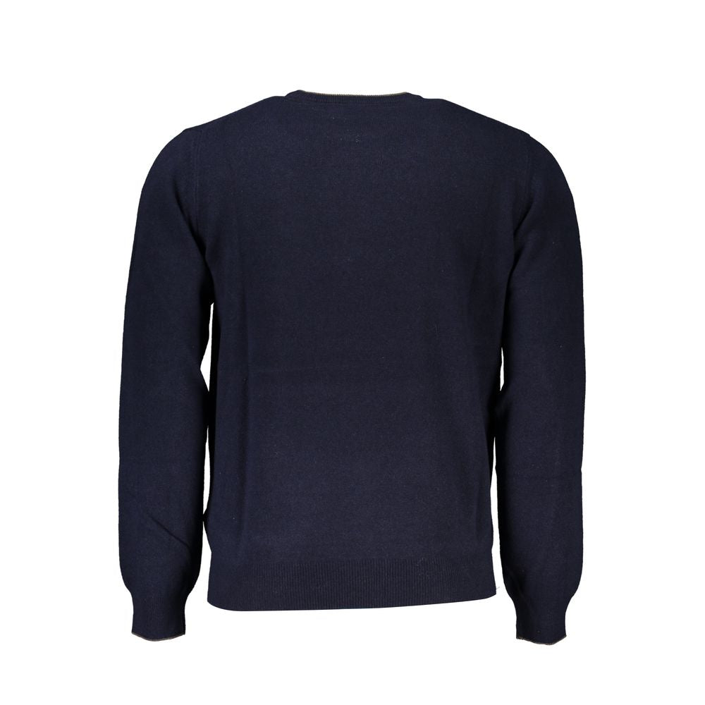 Sophisticated Crew Neck Cashmere Blend Sweater - ventzia