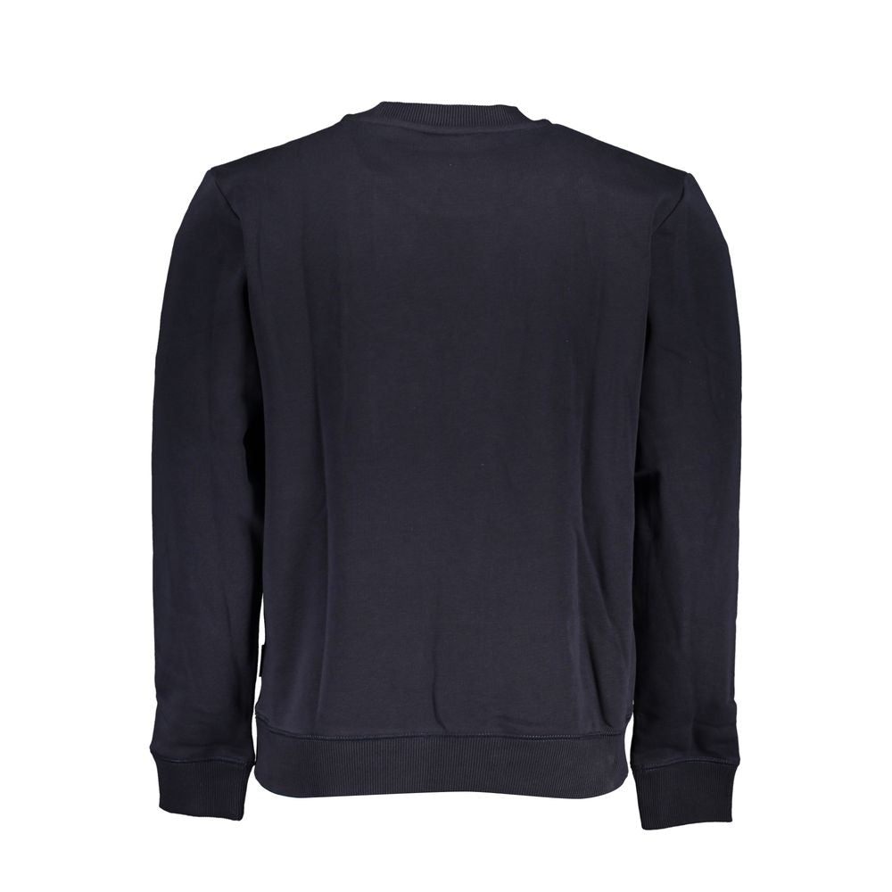 Blue Cotton Men Sweater - ventzia