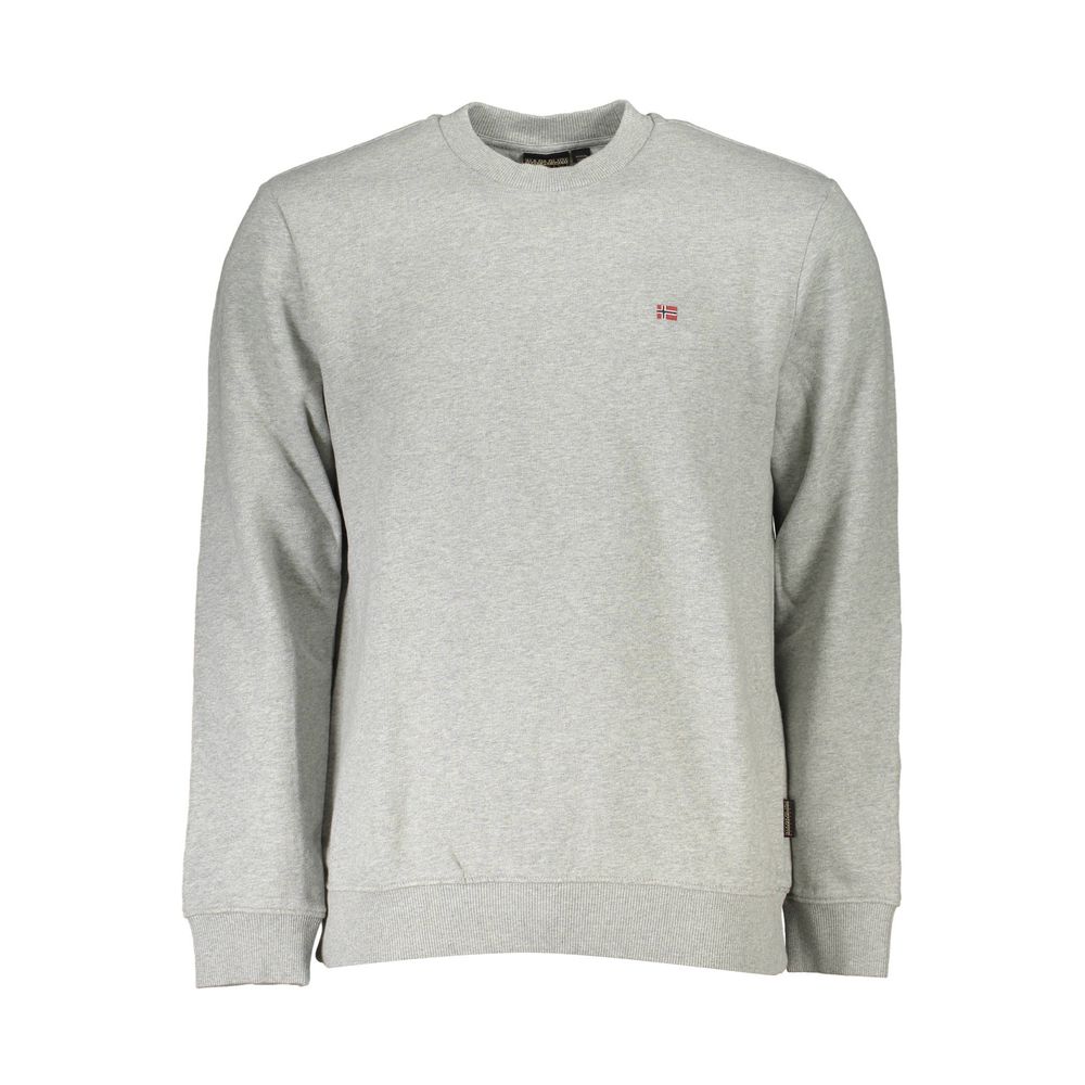 Gray Cotton Men Sweater - ventzia