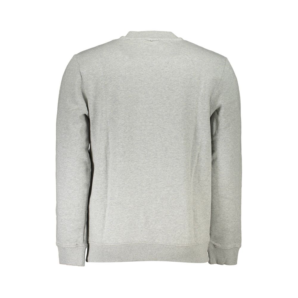 Gray Cotton Men Sweater - ventzia