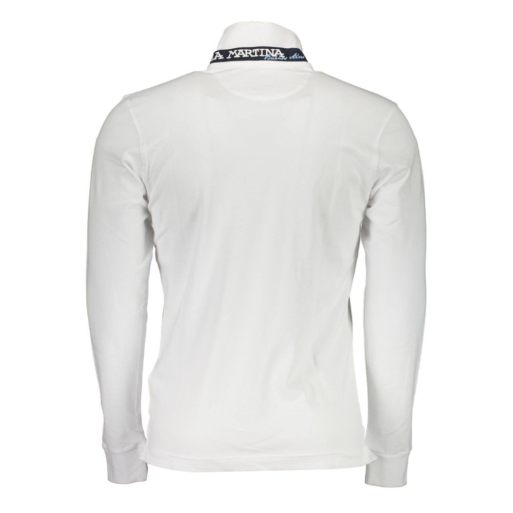 Elegant Slim Fit Polo with Embroidery Details - ventzia