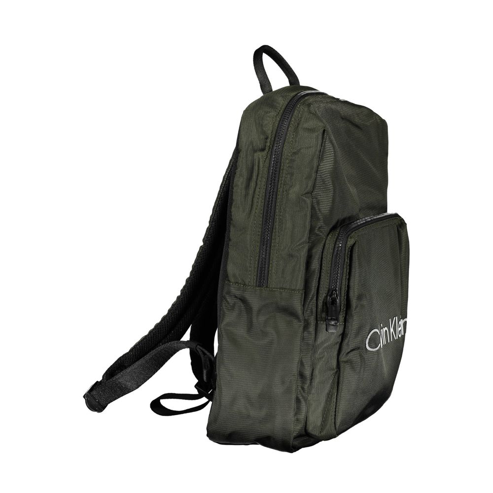 Green Polyester Backpack