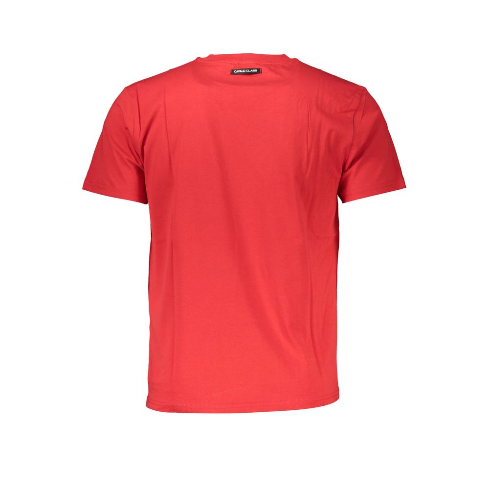 Red Cotton Men's T-Shirt - ventzia