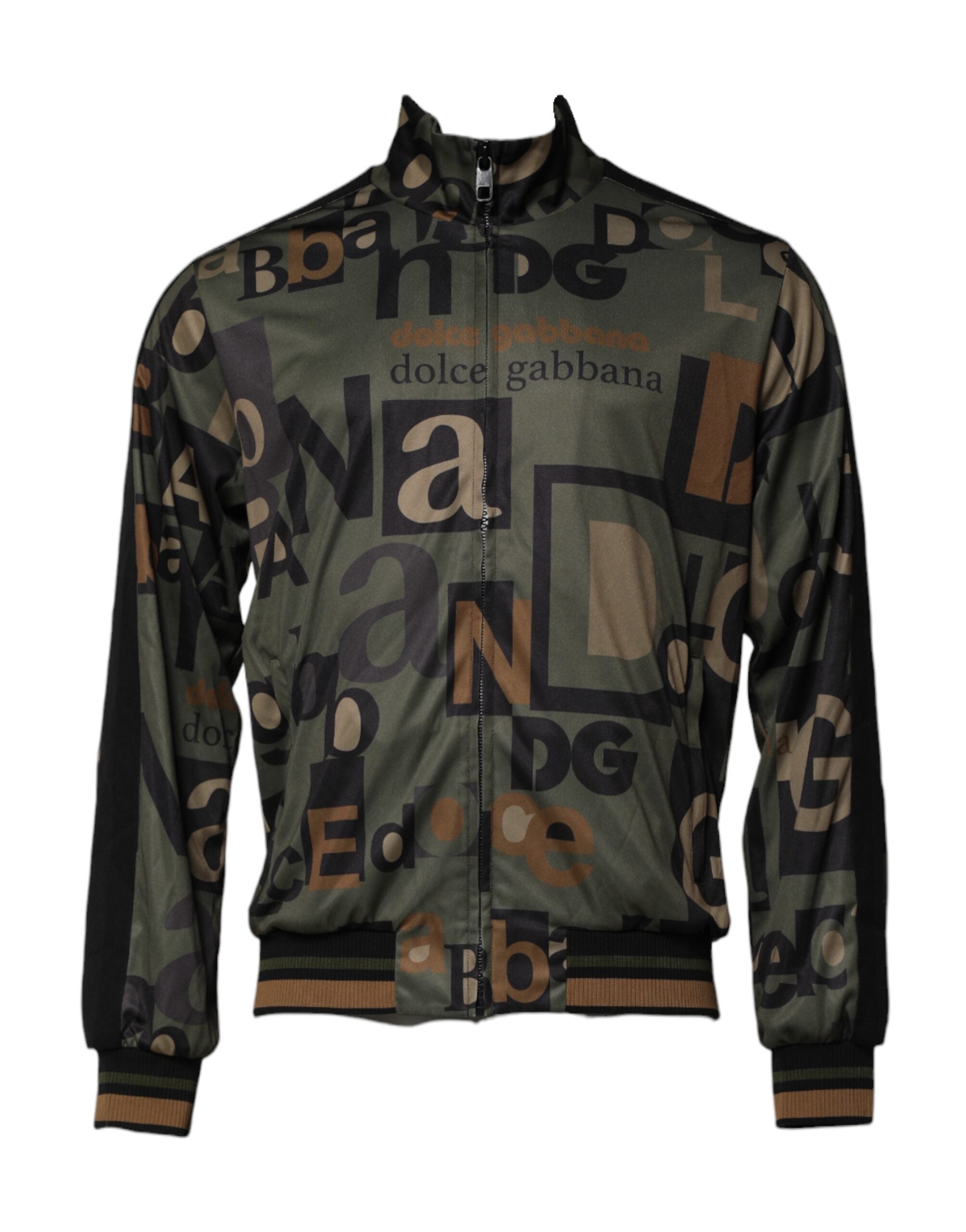 Multicolor Logo Full Zip Men Bomber Sweater - ventzia