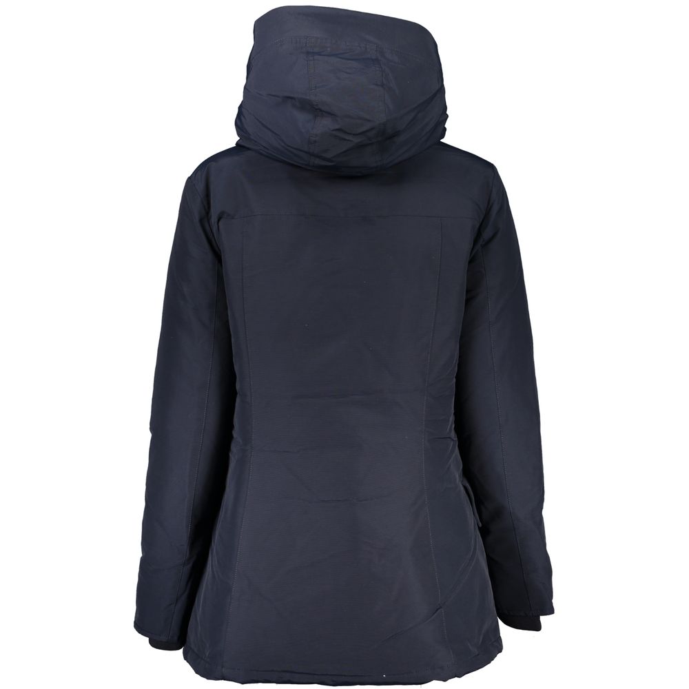 Blu Cotton Women's Jacket - ventzia