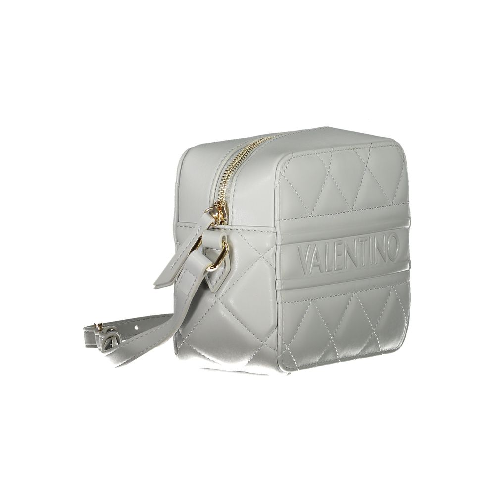 Gray Polyethylene Women Handbag