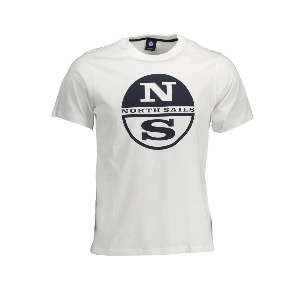 White Cotton Men T-Shirt - ventzia