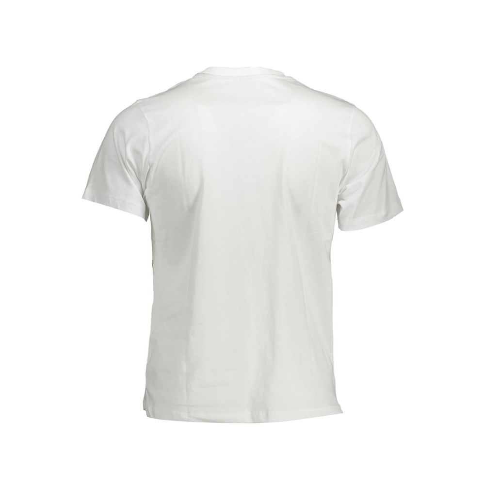White Cotton Men T-Shirt - ventzia