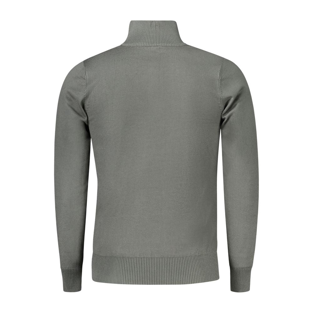 Green Viscose Men Sweater - ventzia