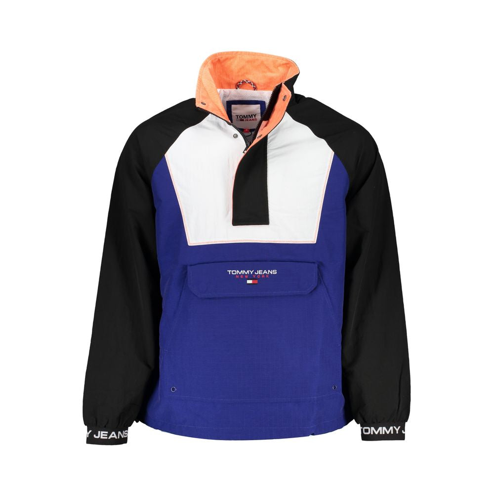 Blu Polyamide Men's Jacket - ventzia