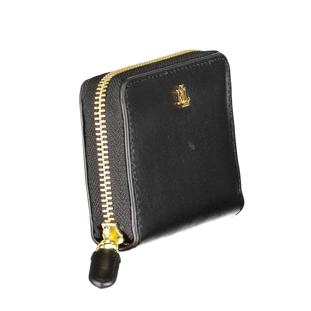 Black Leather Wallet - ventzia