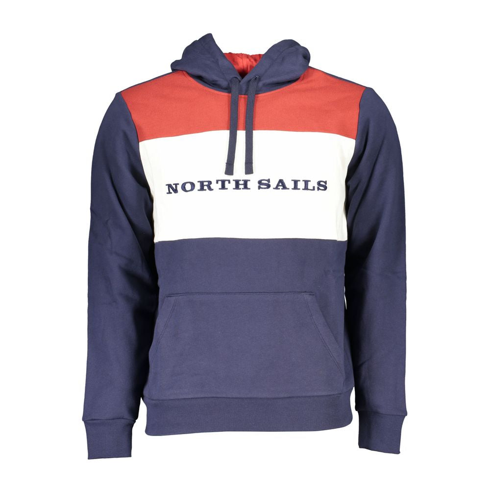 Blue Cotton Men Sweater - ventzia