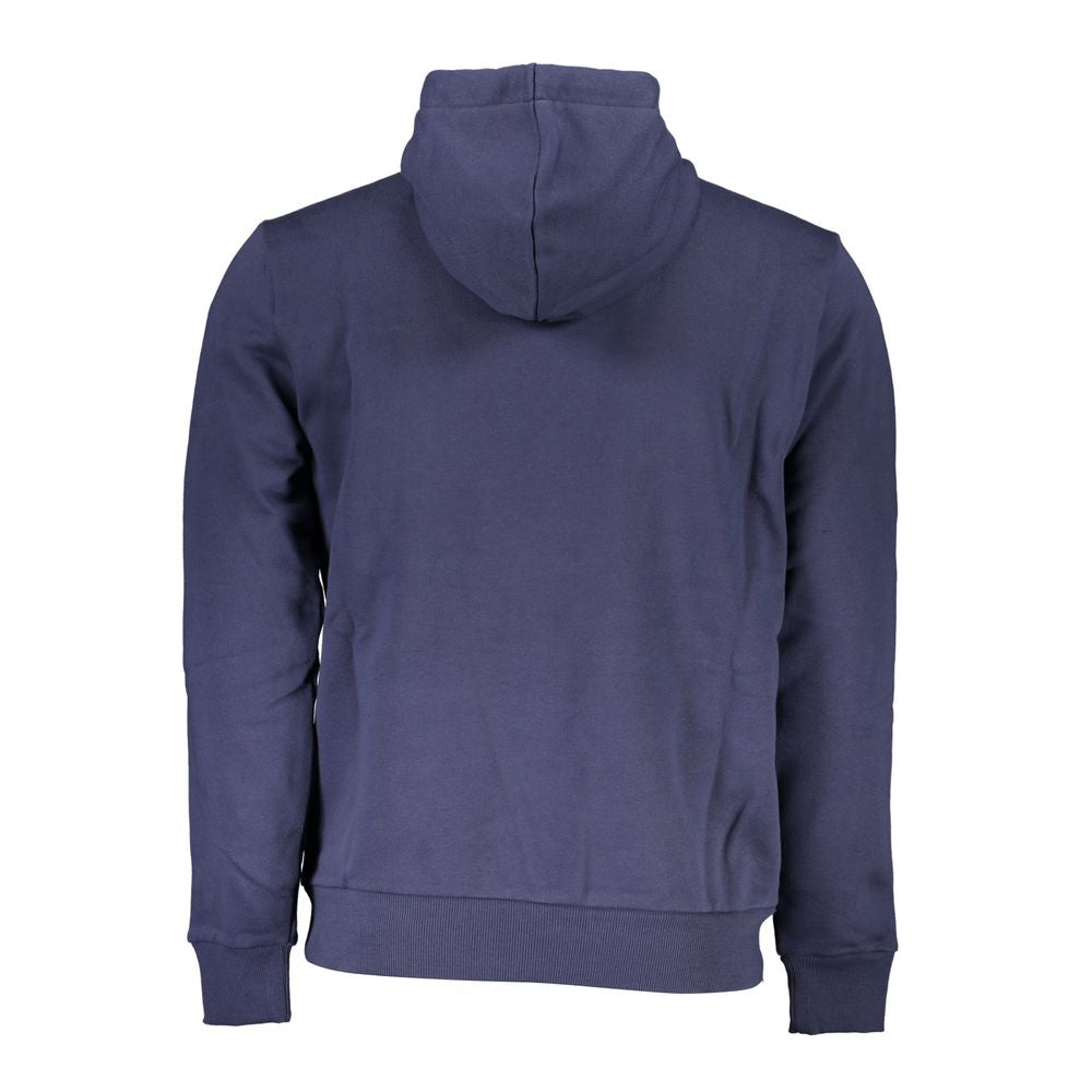 Blue Cotton Men Sweater - ventzia