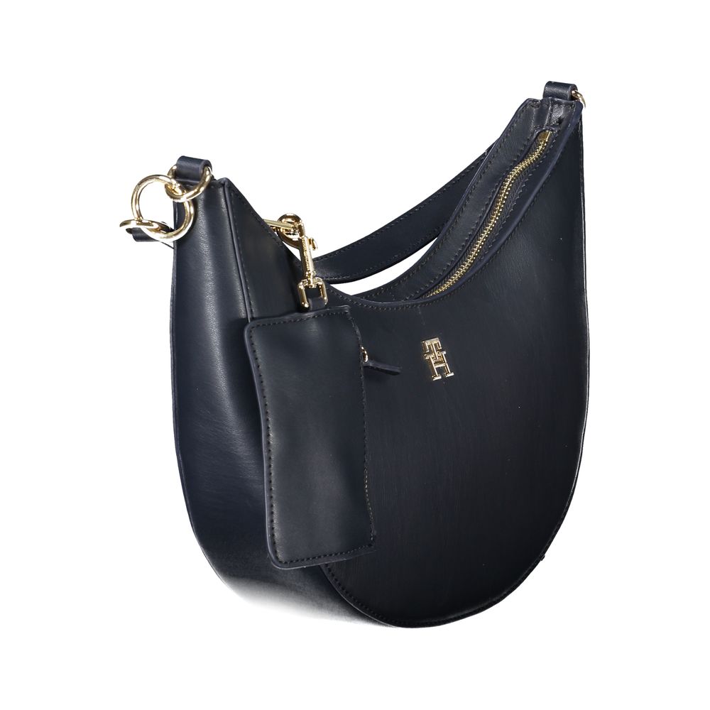 Blue Polyethylene Women Handbag - ventzia