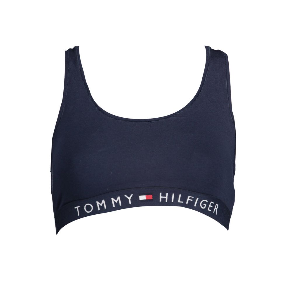 Blue Cotton Women Sports Bra - ventzia