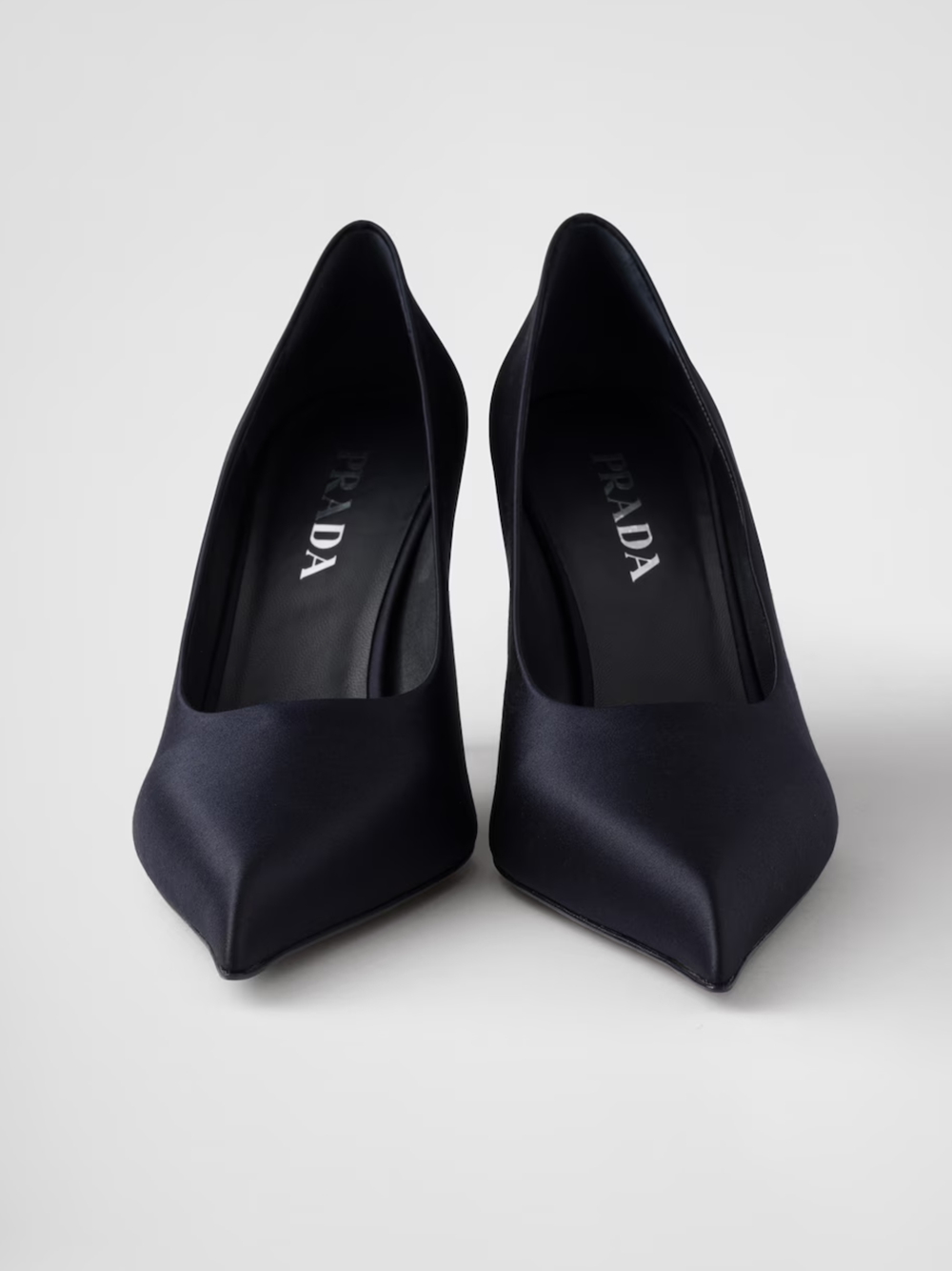 Blue Satin Pumps - ventzia