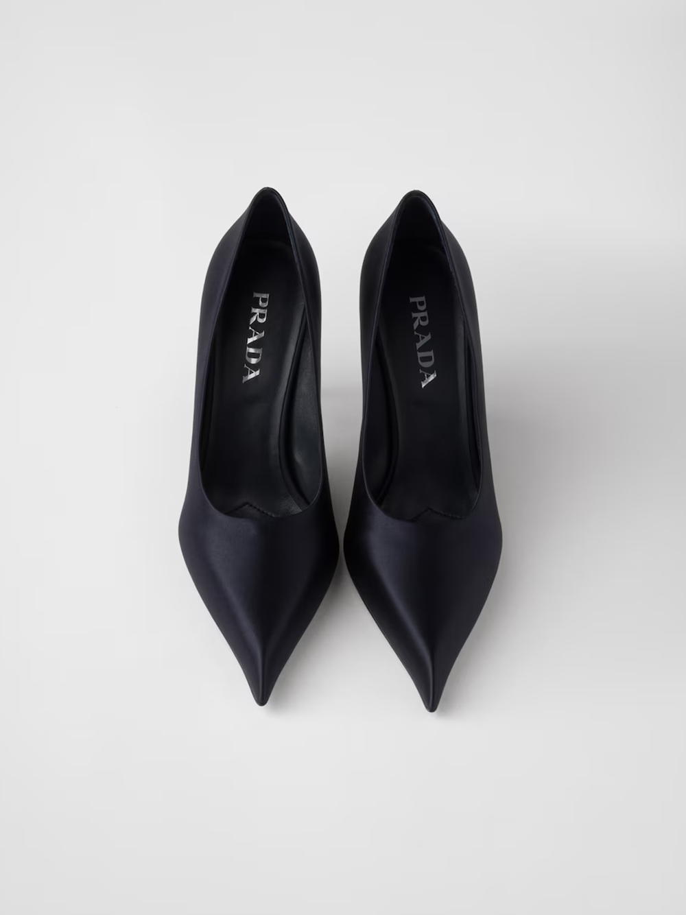 Blue Satin Pumps - ventzia