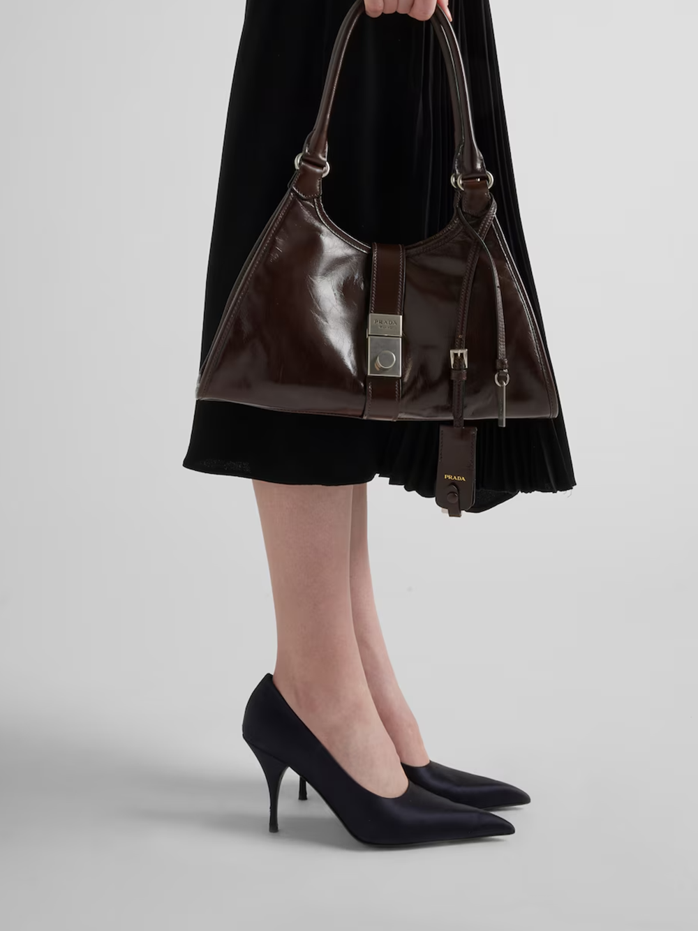 Blue Satin Pumps - ventzia