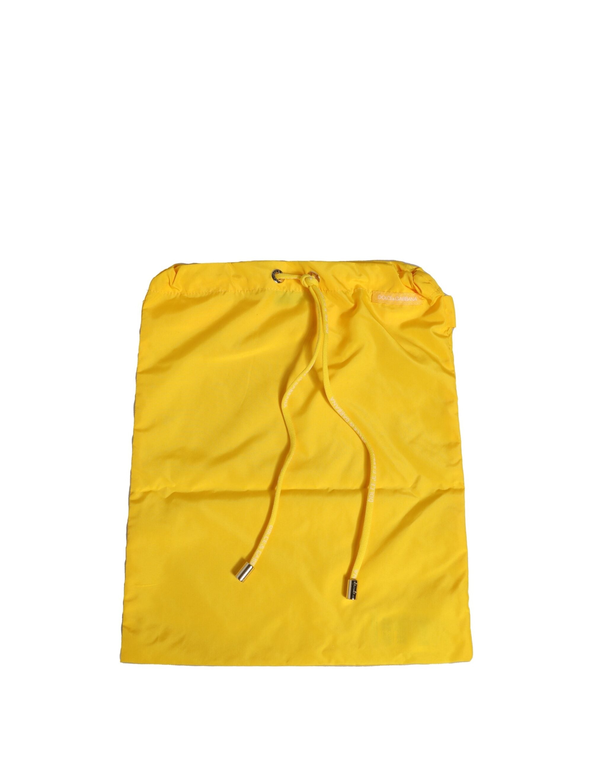 Yellow Waistband Logo Beachwear Brief Swimwear - ventzia
