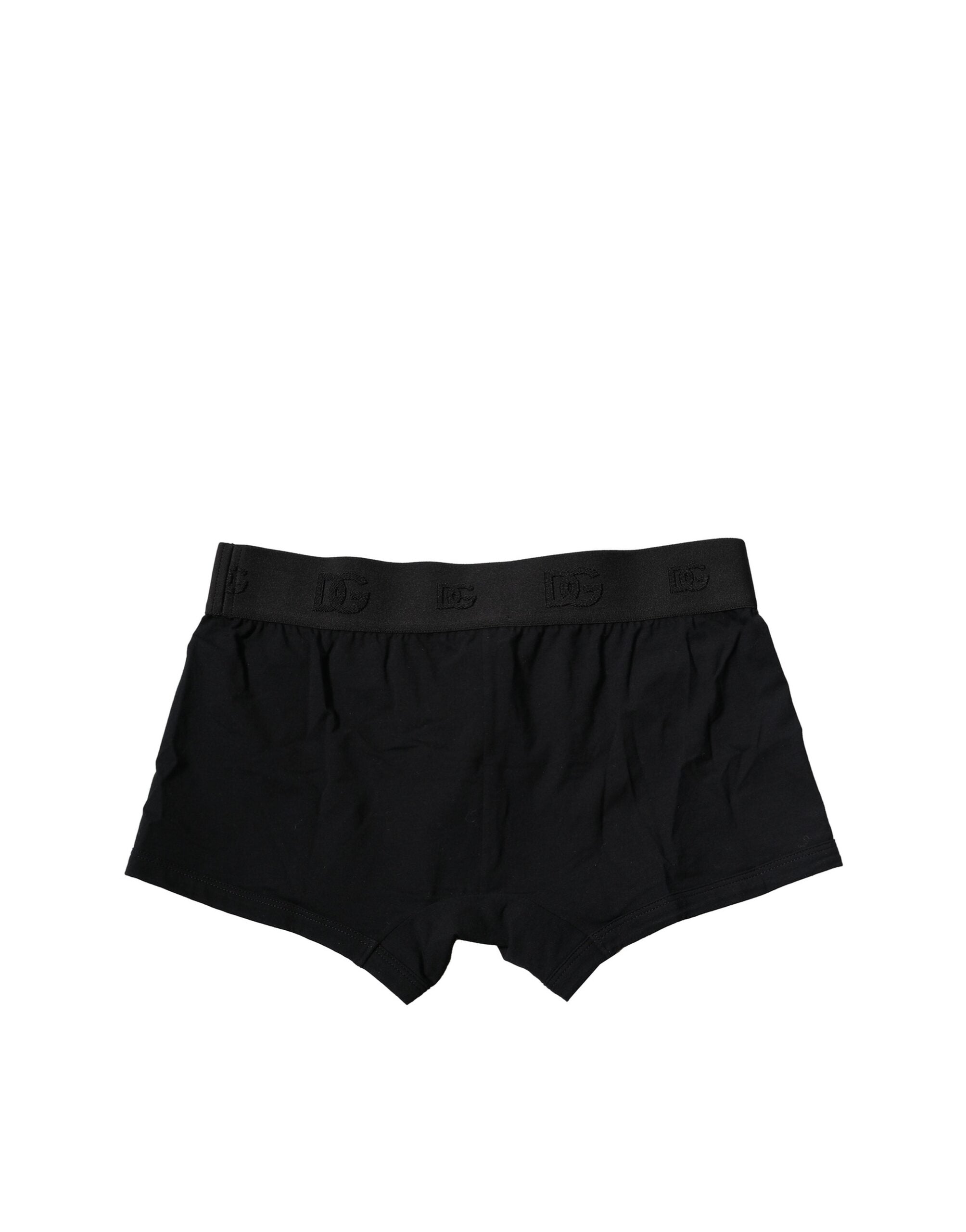 Black Cotton Stretch Regular Boxer Underwear - ventzia