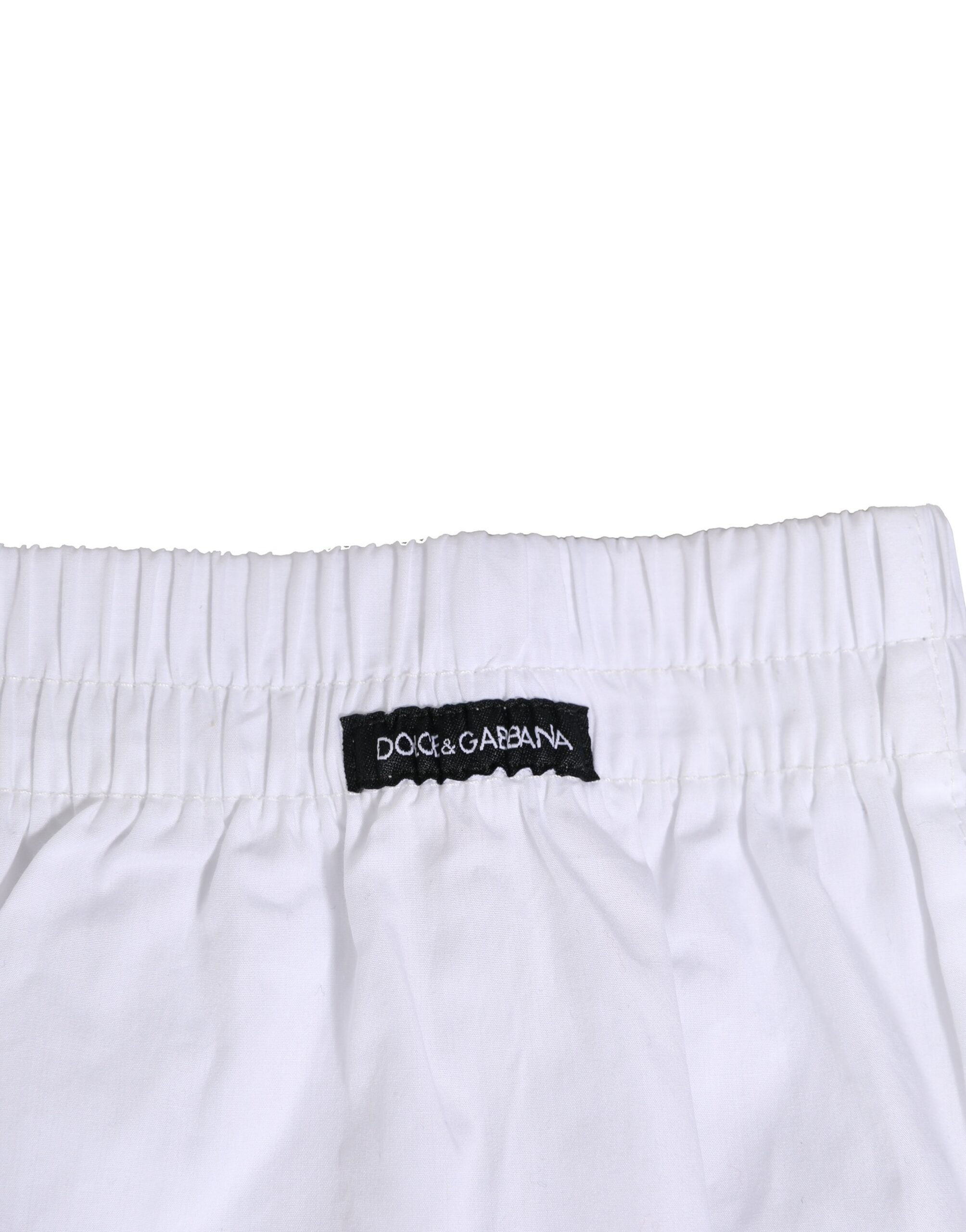 White Cotton Regular Boxer Shorts Underwear - ventzia