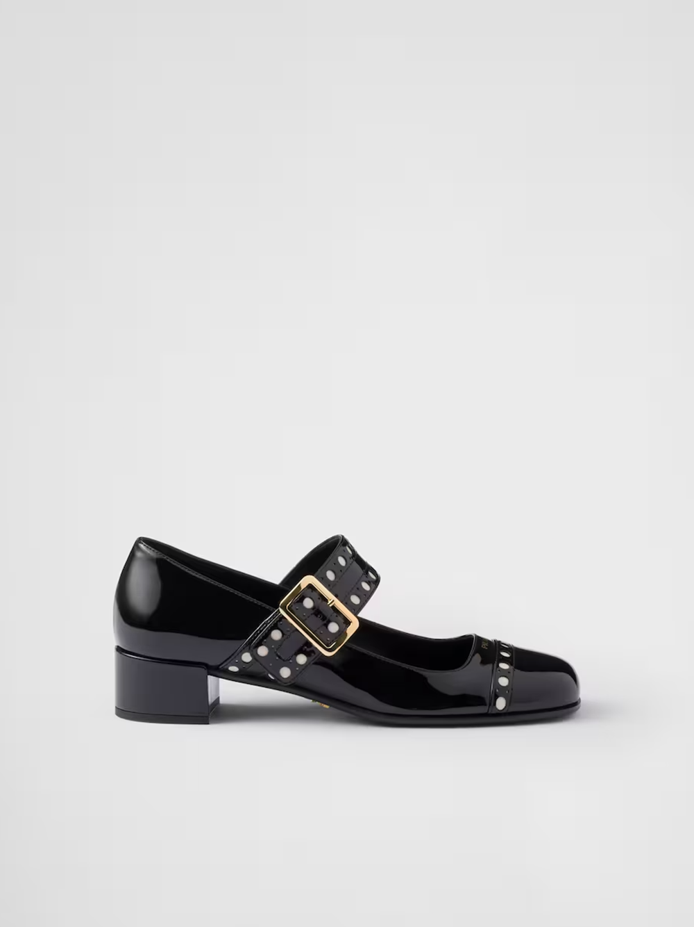 Black Patent leather Mary Jane pumps - ventzia