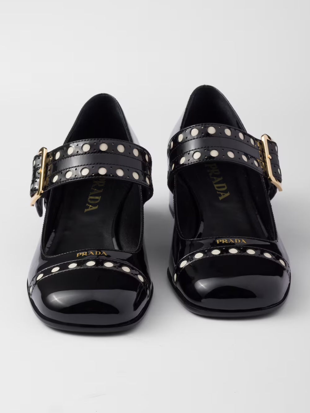 Black Patent leather Mary Jane pumps - ventzia