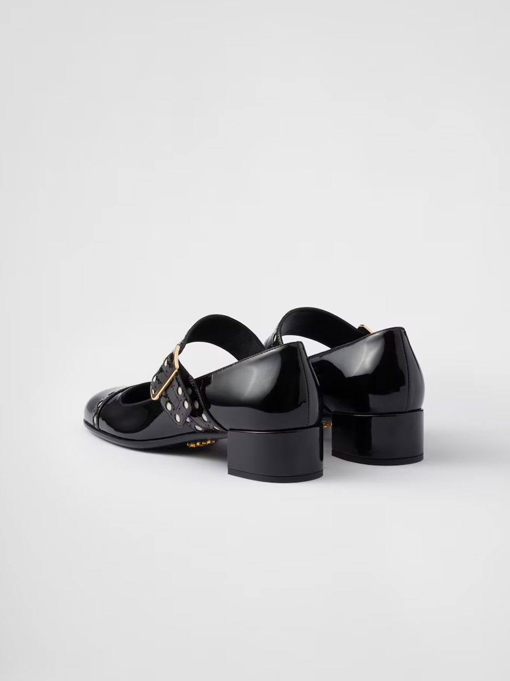Black Patent leather Mary Jane pumps - ventzia