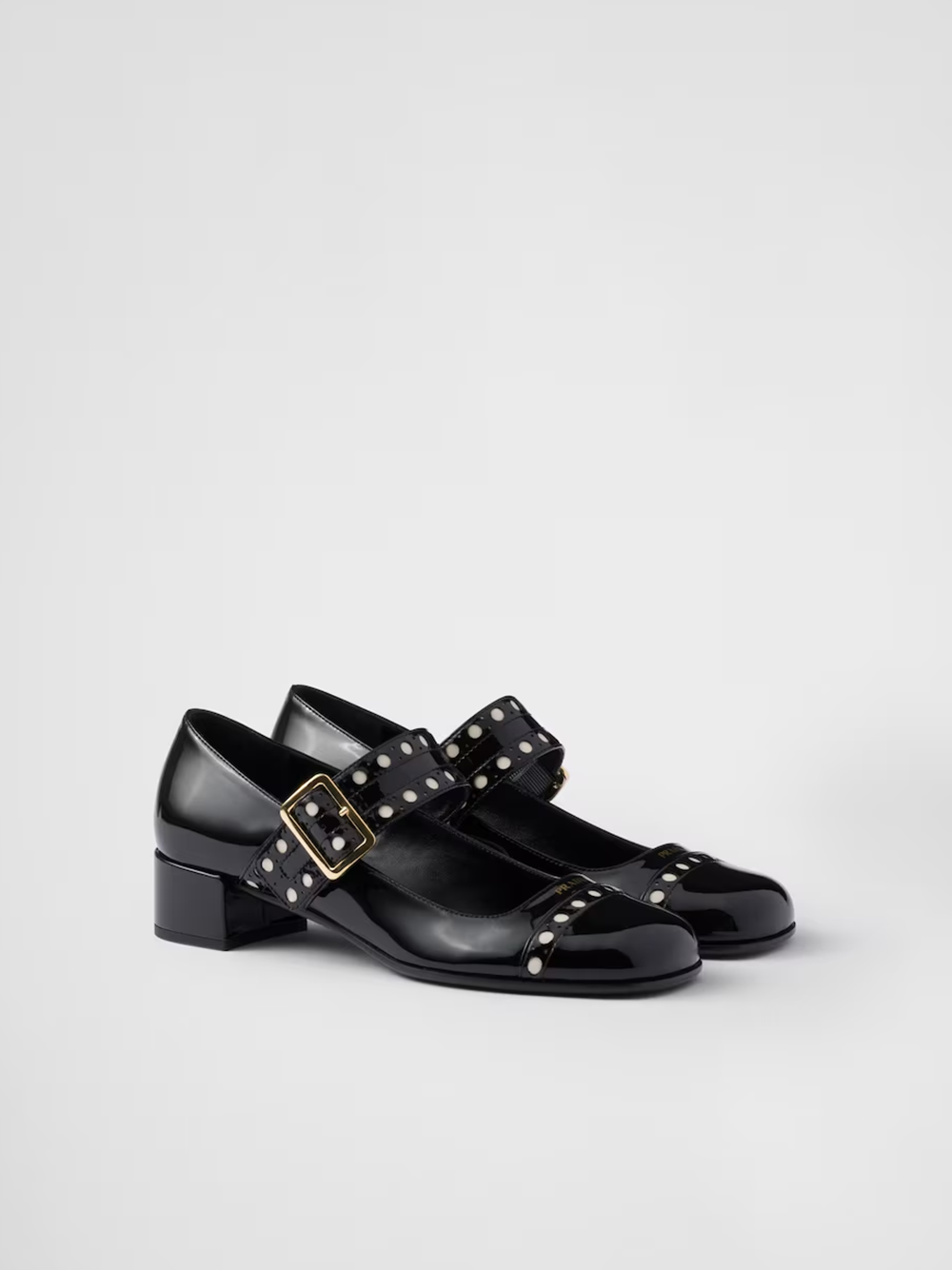 Black Patent leather Mary Jane pumps - ventzia