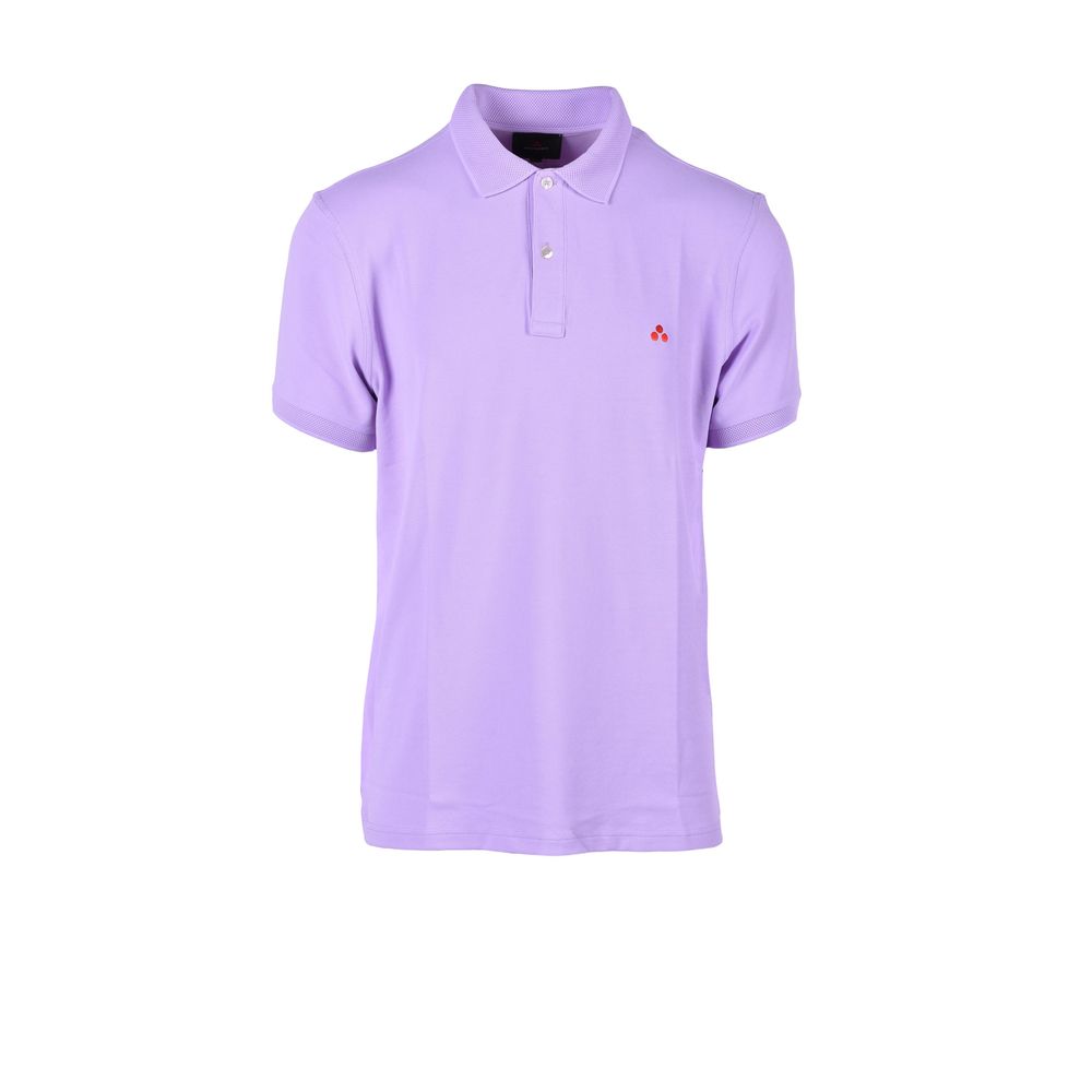Purple Polyamide Polo Shirt - ventzia