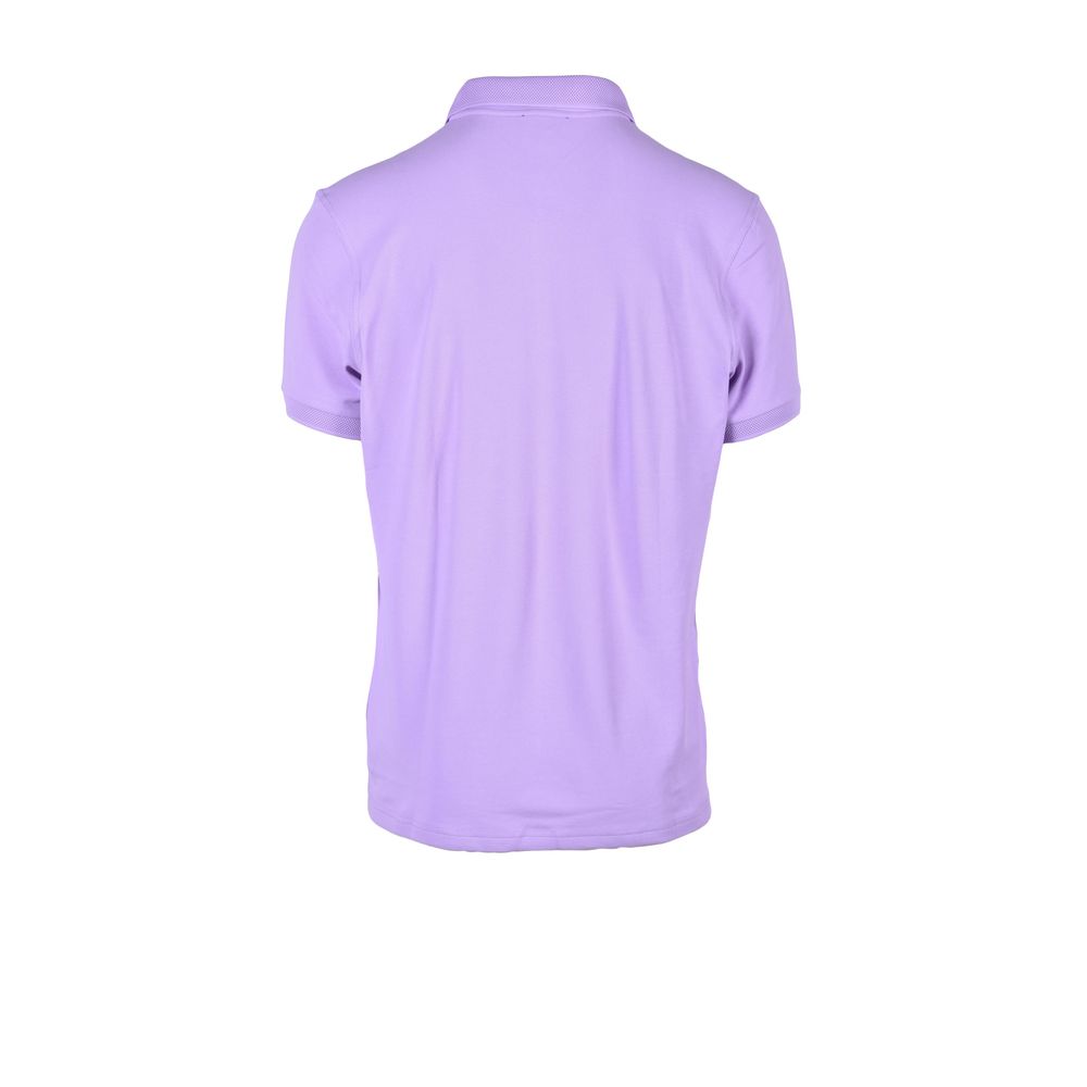 Purple Polyamide Polo Shirt - ventzia
