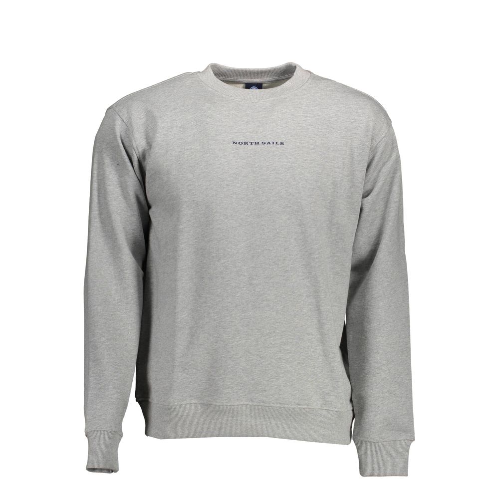 Gray Cotton Men Sweater - ventzia