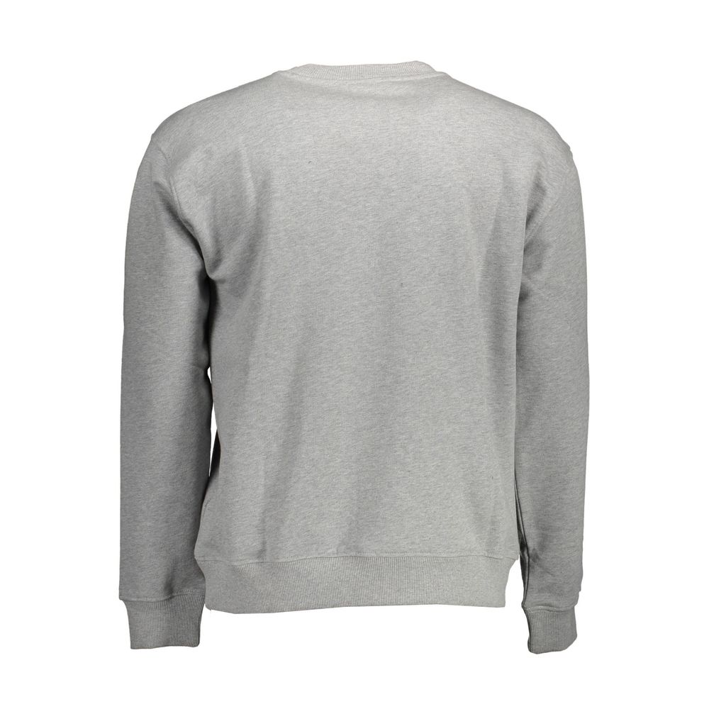 Gray Cotton Men Sweater - ventzia