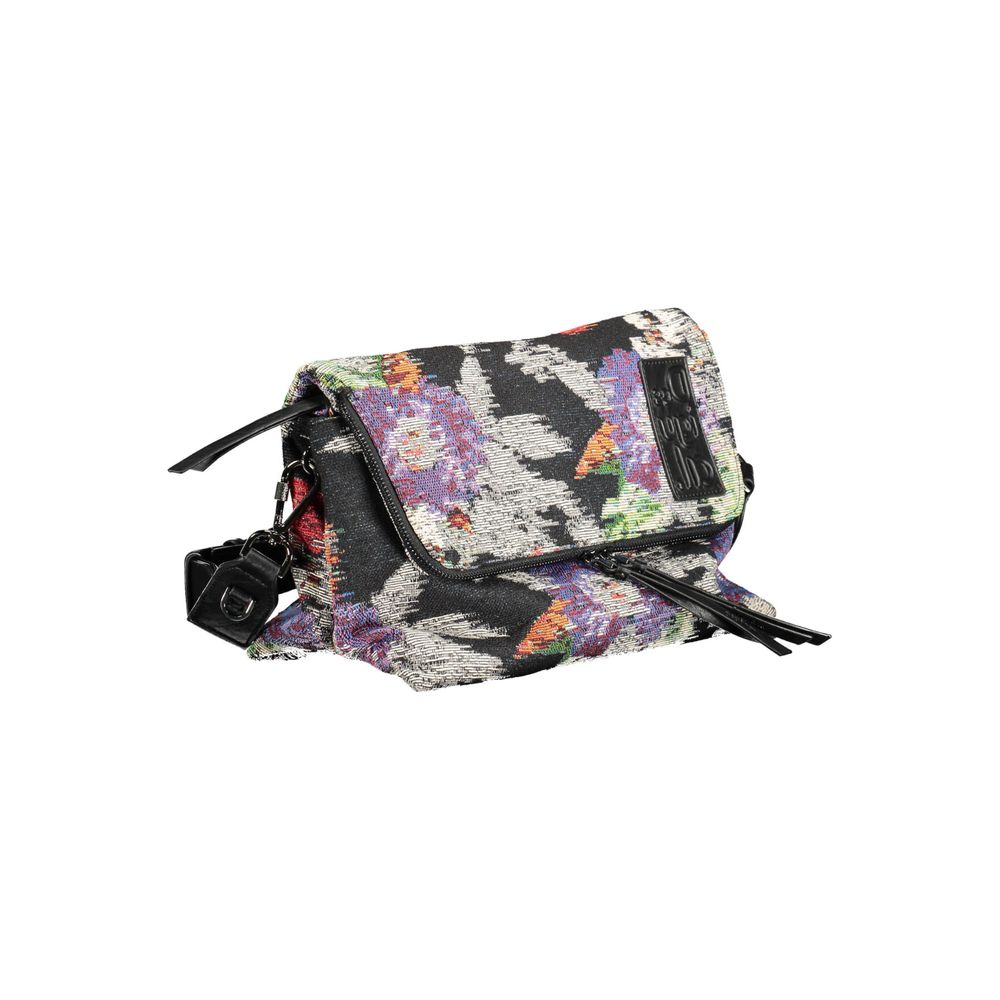 Black Polyester Women Handbag - ventzia