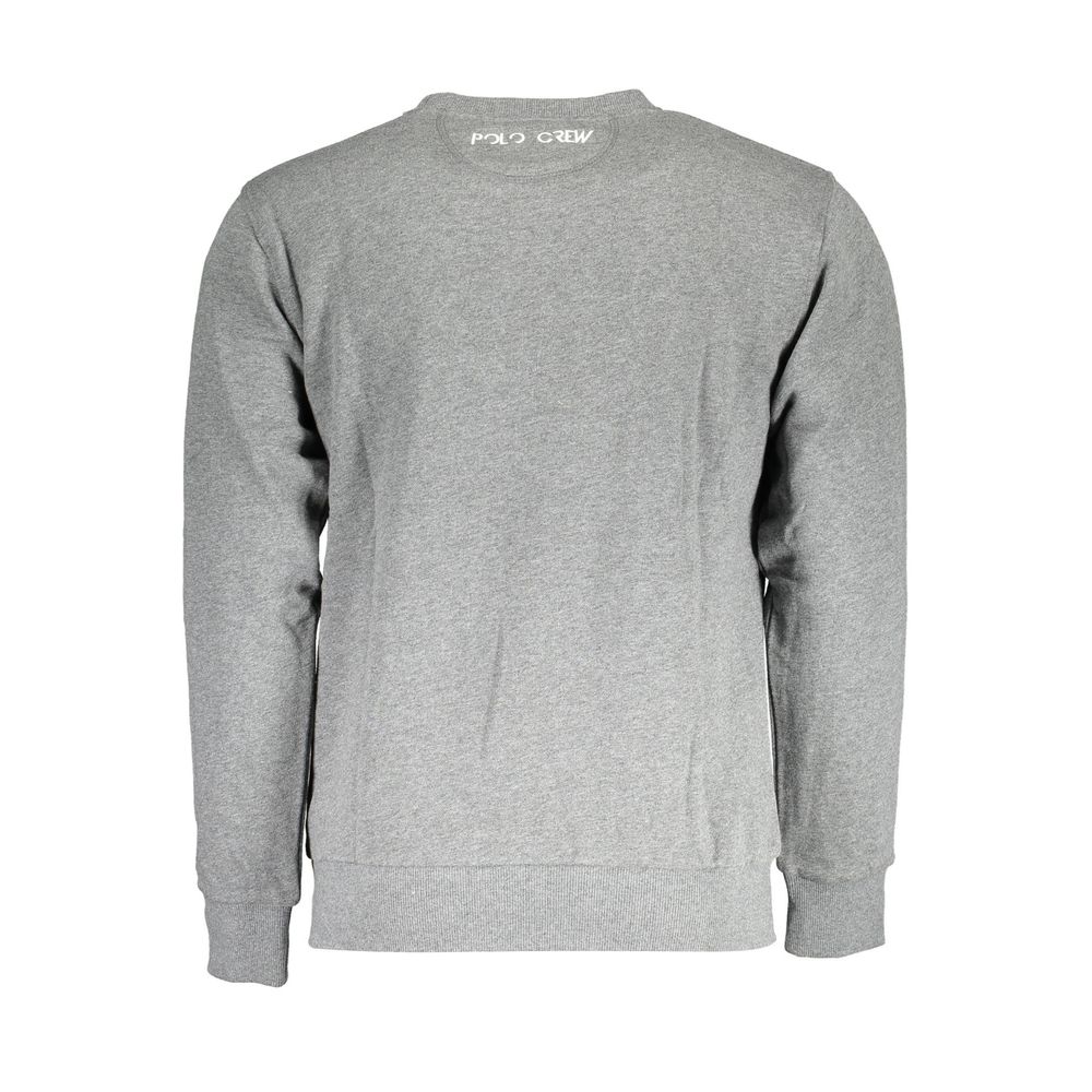 Gray Cotton Men Sweater - ventzia