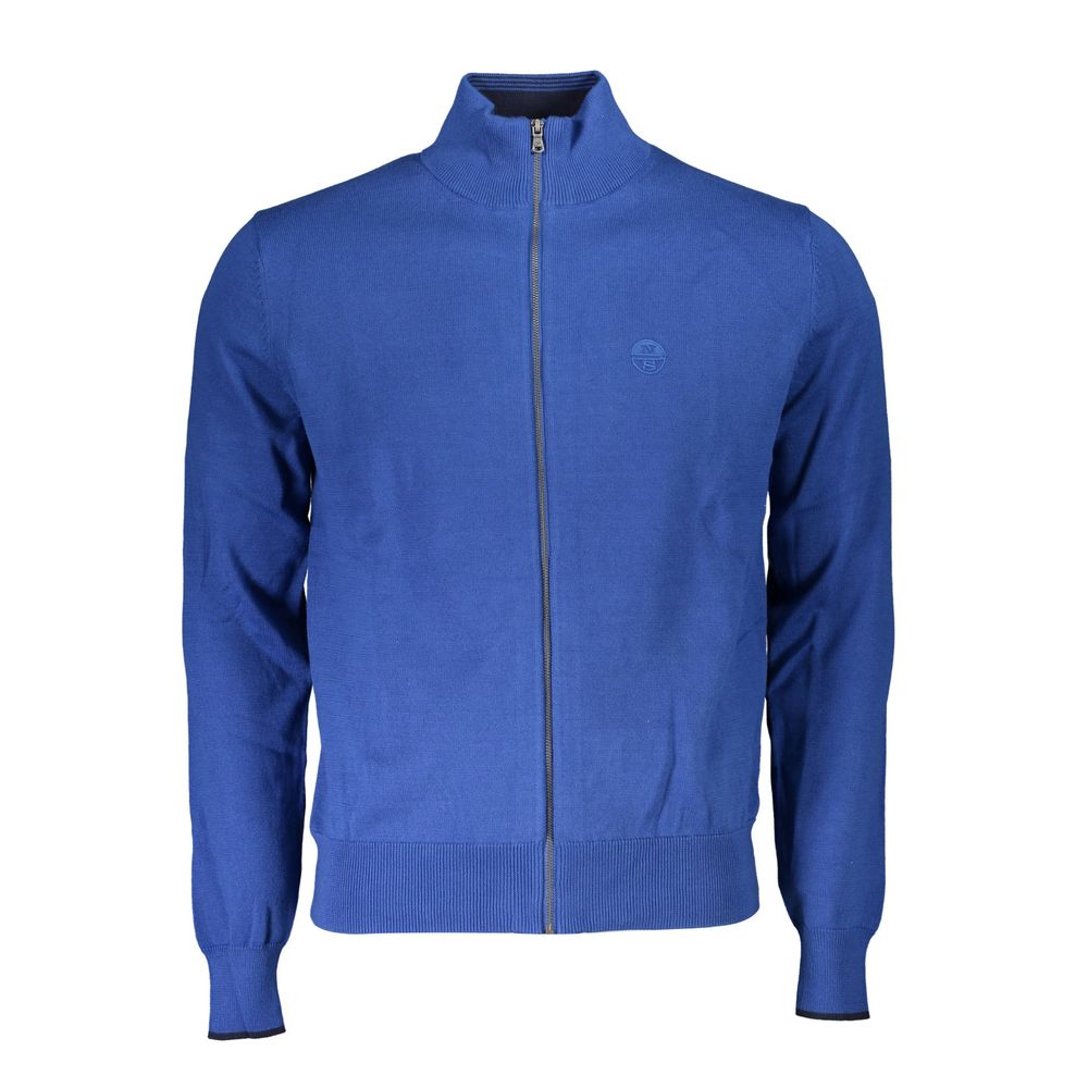 Blue Organic Cotton Men Sweater - ventzia