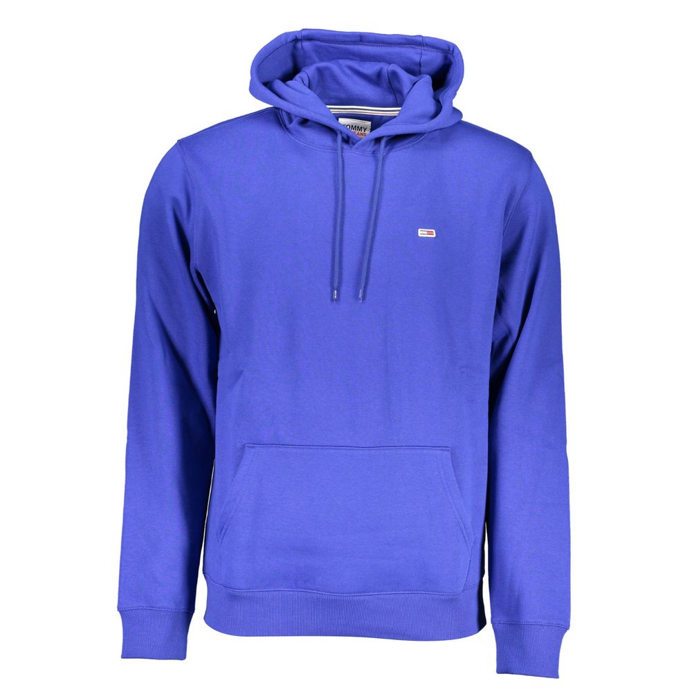Blue Cotton Men Sweater - ventzia