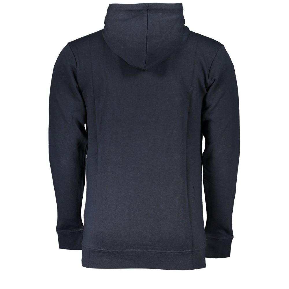 Blue Cotton Men Sweater - ventzia