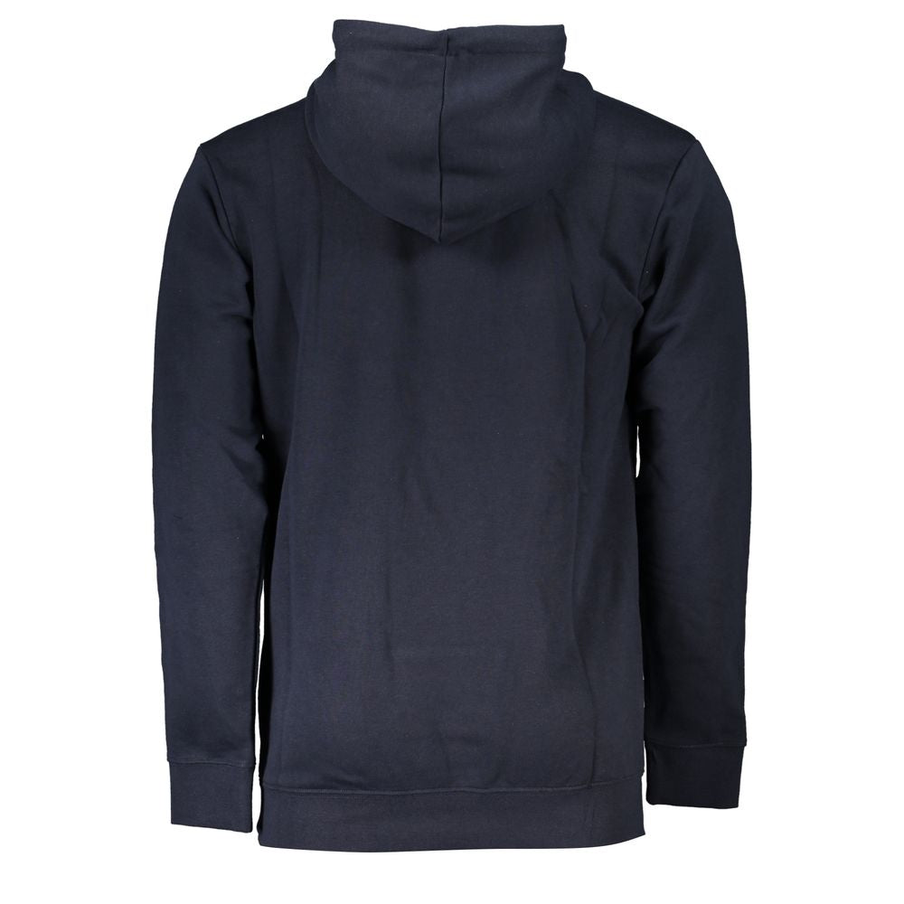 Blue Cotton Men Sweater - ventzia