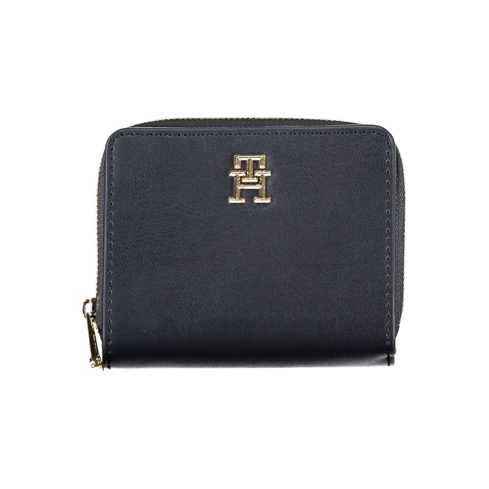 Sleek Blue Polyethylene Wallet - ventzia