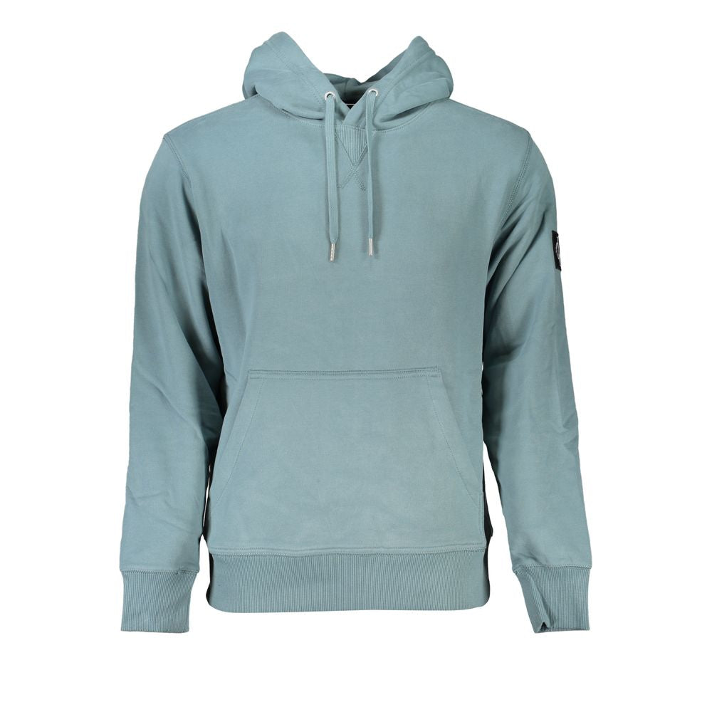 Green Cotton Men Sweater